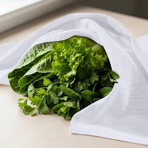 Utopia Kitchen White Flour Sack Towels [6 Pack - 28 x 28 Inch] 100% Cotton - Image 4