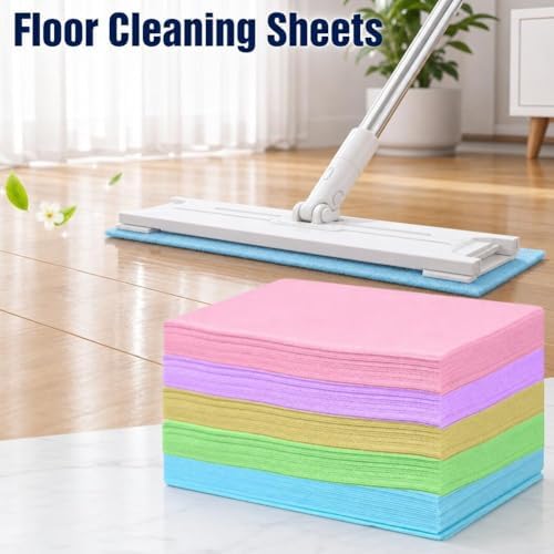 30Pcs Multi-Surface Floor Cleaning Tablets, Water Soluble Floor Cleaner for Mopping, Multiple Effect Cleaning Sheets for Hardwood, Laminate Floors, Wall Tiles, Glass, Purple - Image 3
