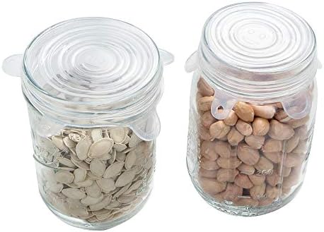 Webake Silicone Stretch Lids 10 Pack for Regular and Wide Mouth Mason Jar, Reusable Silicone Stretch Lids(Stretched to 3.5 inch), Sealed Durable Food Storage Covers Suit for Jar, Cans, Pot - Image 5