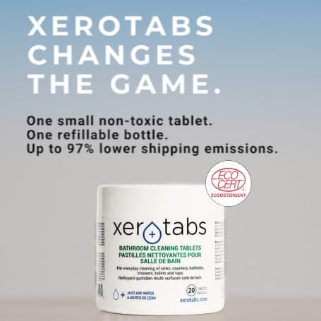 Bathroom Cleaning Tablets–Concentrated Cleaner for Commercial & Industrial Use–ECOCERT Certified, Non-Toxic & Biodegradable–Removes Soap Scum, Hard Water Stains & Grime–20×5g Tablets Formula! - Image 3