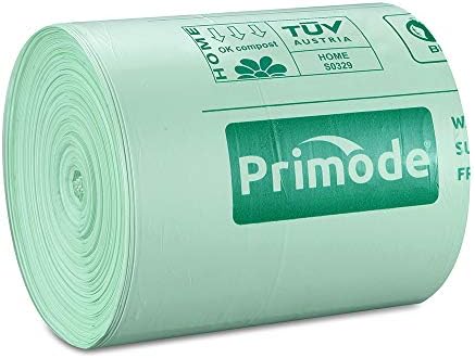 100% Compostable Bags, 4 Gallon (15L) Food Scraps Yard Waste Bags, Extra Thick 0.75 Mil. ASTM D6400 Compost Bags Small Kitchen Trash Bags, 100 Count Certified by BPI & TUV EU - Image 3