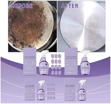 Nuroclean Spray Concentrated Cleaning Tablets, Powerful Stubborn Stains RemoverMulti-Surface Cleaner for Home, Kitchen, Bathroom or More - Image 3