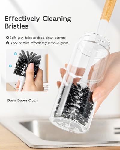 MR.SIGA Water Bottle Brush, Long Handle Bottle Brush for Sports Bottles - Image 4