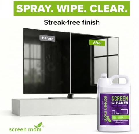 Screen Mom Screen Cleaner Spray 1-Gallon for TV, Car, Laptop and Computer - Image 4
