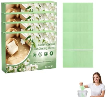 Wood Cleaner Tablets for Mopping, Multi-Effect Floor Cleaner Tablets for Mopping, Multiple Effect The FloorClean Laminate Tile, Multi-Surface Hard Floor Cleaner for Tile Vinyl Laminate Stone. (4PCS) by Unknown
