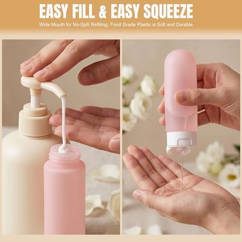 DEWSENSI 20 Pack Travel Bottles Set for Toiletries - Image 4