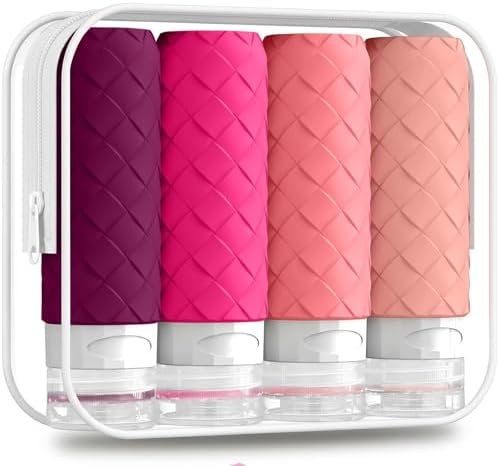 Silevoler Travel Bottles for Toiletries, TSA-Approved Travel Size Container by Silevoler
