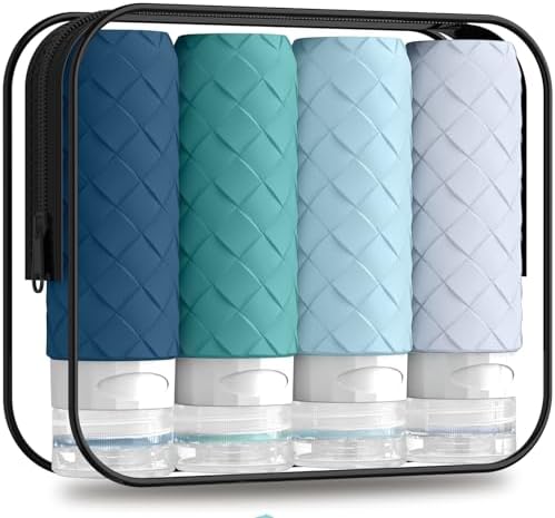 Silevoler Travel Bottles for Toiletries, TSA-Approved Travel Size Container by Silevoler