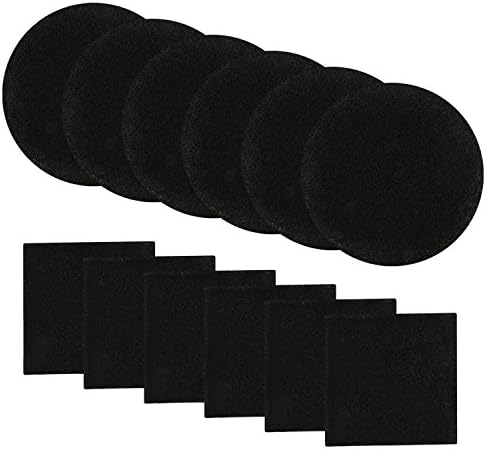 Resinta Compost Bin Filters - 12 Pack Refill Set, Round and Square by Resinta
