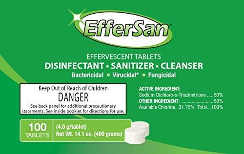 Effersan Effervescent Sanitizer - 100 Count - Image 2
