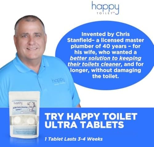 Happy Toilet Cleaner Original 2PK Bundle with Happy Toilet Tablets (12ct) - Image 6
