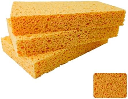 6 x 3.6 x 0.9 Inch JK SP-T22 Large Sponge, Kitchen Sponges, Handy Sponges, Cellulose Sponges, Dish Washing Sponge, Natural Sponge, Car Washing Sponge, Eco Friendly Sponge by JK%C2%AE