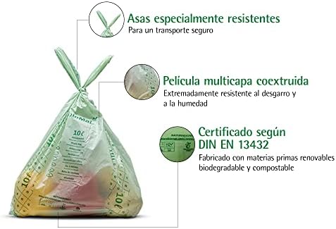 bioMat 2.6 Gallon Compostable Food Scrap Bags, 50 Count - Image 2
