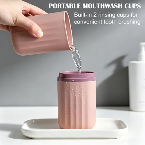 Travel Toothbrush Holders, 2-in-1 Toothbrush Travel Case - Image 3
