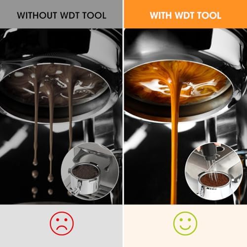 Aieve WDT Tool Espresso, Metal Distribution Tool with 10 x 0.4mm Stainless Steel Needles Espresso Stirrer, Coffee Distributor Aluminum Alloy Handle & Stand with 10 Extra needle - Image 5