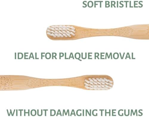 Living Well Dr. Michelle Kids Bamboo Charcoal Toothbrush, 4 Pack - Image 3