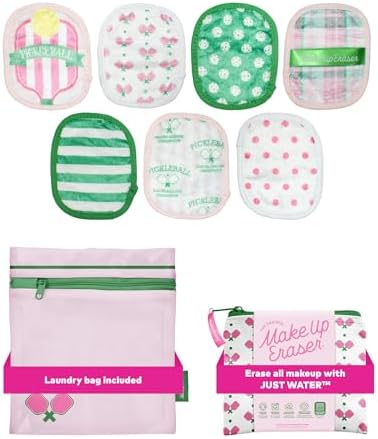 The Original MakeUp Eraser 7-Day Set, Erase All Makeup with Just Water, Including Waterproof Mascara, Eyeliner, Foundation, Lipstick, Sunscreen, and More! Pickleball, 7ct. by MakeupEraser