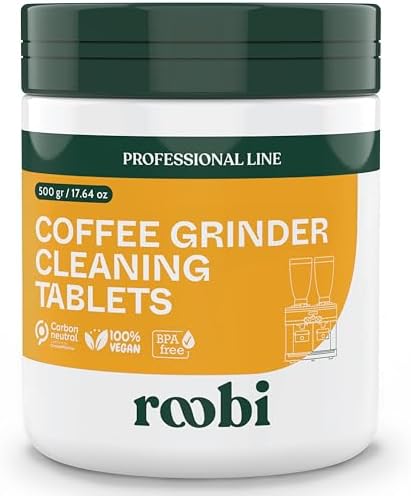 Roobi Professional Coffee Grinder Cleaning Tablets by Roobi
