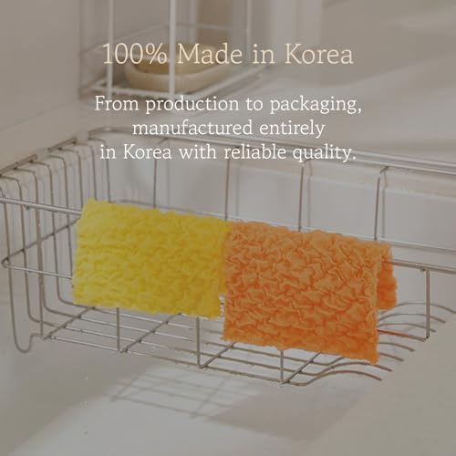 Korean Bubble Mesh Dish Scrubber, 8-Pack – Non-Scratch Kitchen Sponges, Quick-Drying Mesh Cleaning Cloths for Daily Dishwashing - Image 4
