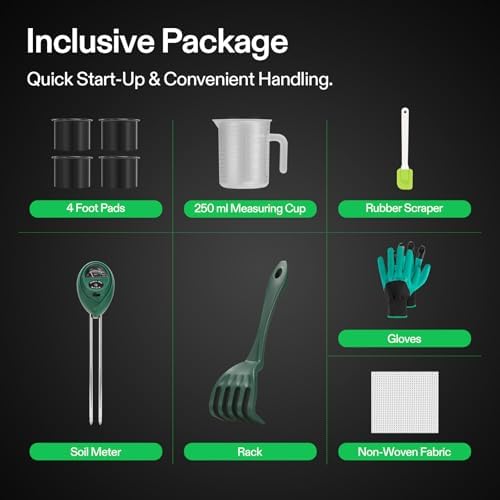 VIVOSUN 5-Layer Worm Compost Bin, 50L Worm Composter, Easy Setup Inclusive Worm Farm Kit for Recycling Food Waste - Image 5