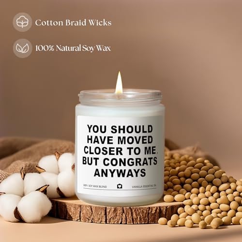 Housewarming Gifts New Home, Best Housewarming Gifts 2026 - Handmade Vanilla Scented Candle - New Home Gift Candle Ideas, House Warming Gift for Friends Couple New Homeowner (7oz) - Image 4