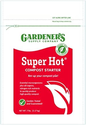 Gardeners Supply Company Super Hot Compost Starter | Compost Pile and Kitchen Waste Ultimate Booster | Activates 8 Bushels of Composts Materials Pile | 7 Pound Resealable Bag - Image 7