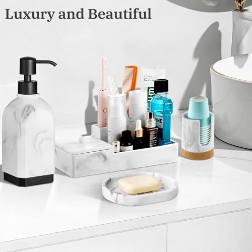 Luxspire Oval Soap Dish, Raised Bar Holder with Drainage, Gravel White - Image 7