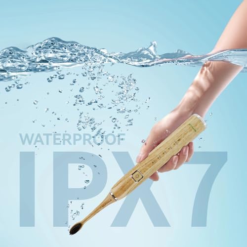 Bamboo Electric Toothbrush for Adults, Soft Bristle - Image 6