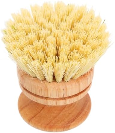 BESTYASH Wooden Handle Dish Brush Natural Sisal Bristles Non-Slip Grip for Efficient Cleaning by BESTYASH