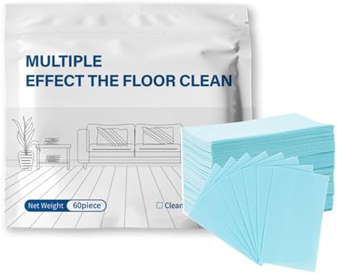 Floor Tablets 60 Pack Dissolvable Multi Surface Sheets Pre Measured Dissolve Mop Bucket for Hardwood Laminate Daily - Image 4