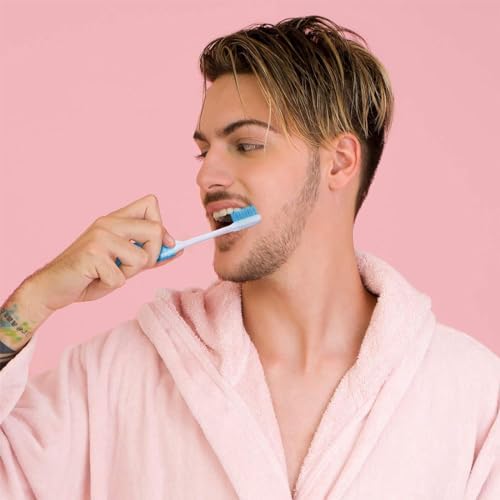 Patelai 2 Pcs Travel Toothbrush Mini Foldable with Case,Classic Color - Image 4