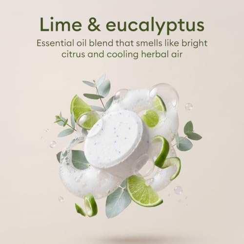 Vove Probiotic Toilet Bowl Cleaner Tablets Starter Set with Tin, 12 Count - Lime Eucalyptus, Citric Acid + Oxygen Bleach, Removes Hard Water & Limescale, Plant-Based, Septic Safe, Plastic-Free - Image 5