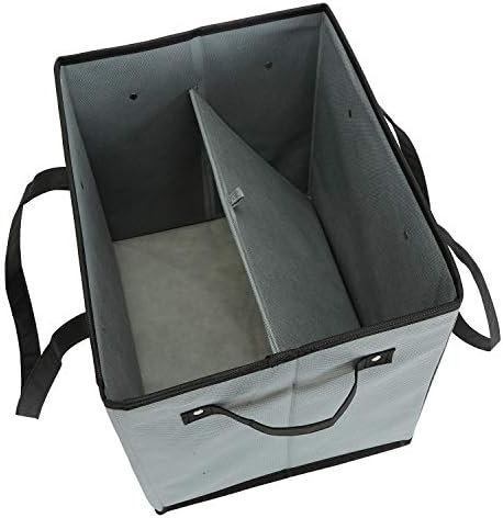 Foraineam Reusable Grocery Bags Set Durable Heavy Duty Tote Bag Collapsible Grocery Shopping Box Bag with Reinforced Bottom - Image 3