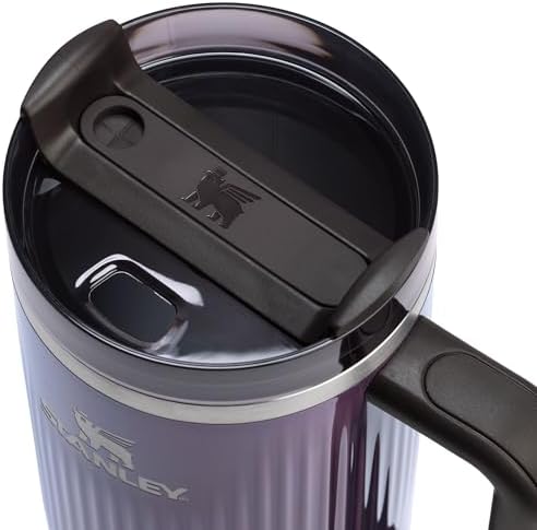 STANLEY Quencher H2.0 Tumbler with Handle and Straw 40 oz | Flowstate 3-Position Lid | Cup Holder Compatible for Travel | Insulated Stainless Steel Cup | BPA-Free | Fluted Wisteria Shine - Image 2