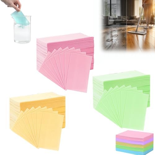 Variety of Scents Multiple Effect the Floor Cleans, 2026 Upgraded Floor Cleaning Solution Tablets, Dissolvable Pre-Measured Deep Cleaning Cleaning Solution (C, 300Pcs) by Unknown