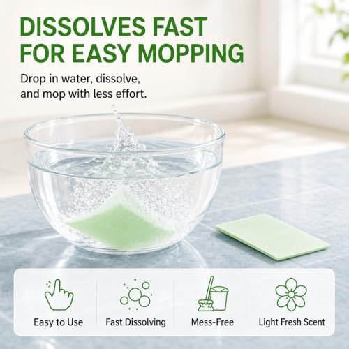 Floor Cleaning Tablets for Mopping, 100 Count Multi-Surface Cleaner Tabs for Hardwood Tile Laminate Floors, Floral Scent Mop Cleaning Solution for Home RV Office (Lavender) - Image 3