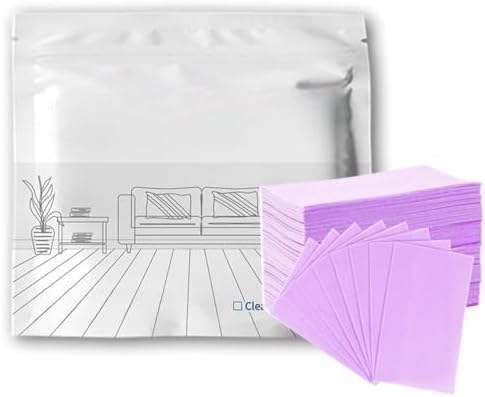 Concentrated Floor Cleaner Sheets,300 Dissolvable Mopping Tablets,5 Floral Scents for Tile Laminate Vinyl (5 packs:30pcs Purple Lavender) by Unknown