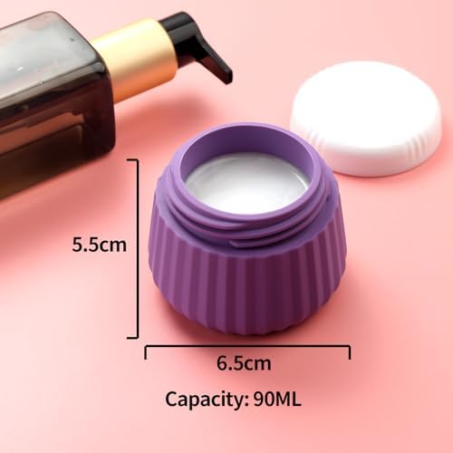 Mrsdry Travel Bottles 8 Pack, TSA Approved 3 oz Toiletries Containers, Leak Proof Silicone Squeezable Essentials Jars with Clear Bag - Image 4