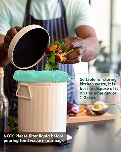 AYOTEE 1.3 Gallon Compostable Trash Bags, Small Compost Bags Biodegradable - Image 6