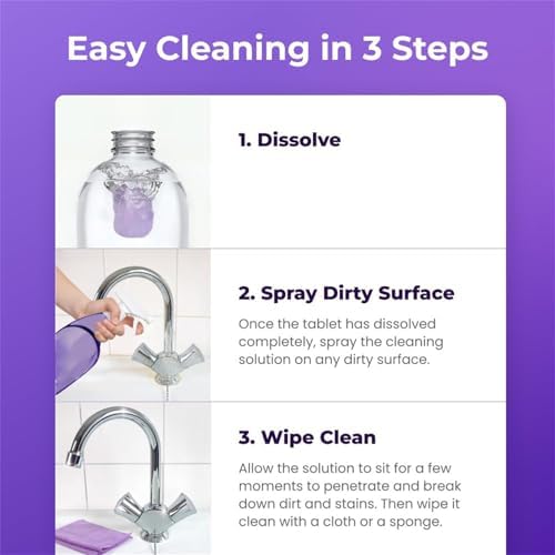 Clean Spray Cleaner for Ovens, Spray Oven Cleaner, Multi-Surface Cleaners with Concentrated Cleaning Tablets, Multi Purpose Cleaning for Ovens, for Kitchen,Bathroom - Image 5