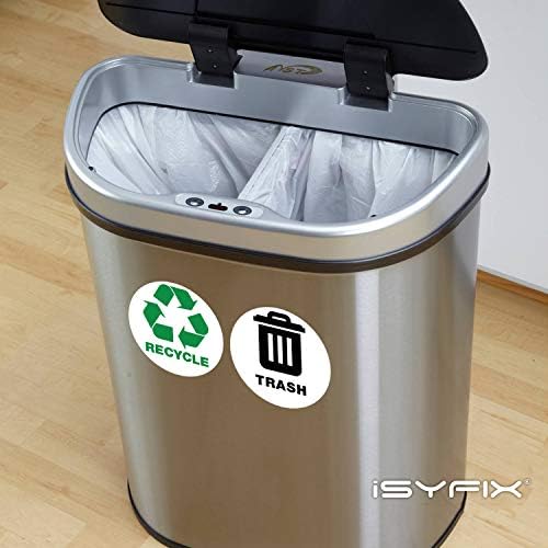 iSYFIX Recycle Sticker for Trash Can, 6 Pack, 5 inch - Image 5