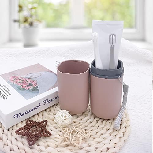Travel Toothbrush Case, Toothbrush Holder Travel Case Portable Toothbrush Travel Container for Bathroom Travel School Business Camping Toothbrush Case for Traveling - Image 5