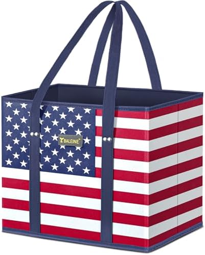 BALEINE 1PK Reusable Grocery Bags, Heavy Duty Shopping Tote Bag by BALEINE