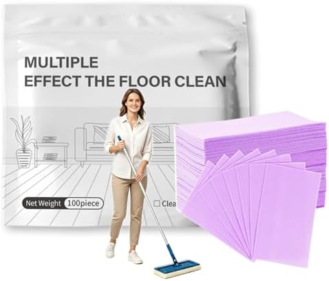 Floor Cleaning Tablets, Multi-Surface Cleaner Tabs for Hardwood, Tile, Vinyl & Marble, Deep Stain, Grease & Limescale Remover, Fresh Scents, 30/60/100 Counts by Unknown