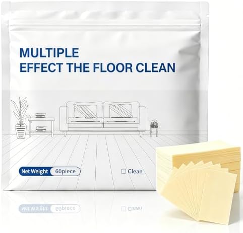 2026 New Multiple Effect The Floor Clean, Floor Cleaning Tablets, Multi Effect Floor Cleaner, Concentrated Cleaner for Hardwood, Tile, Laminate & More (Yellow, 200 Pcs) by Unknown
