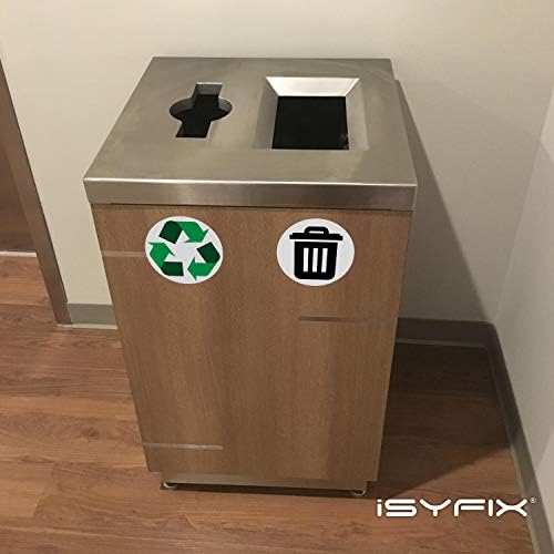 iSYFIX Recycle Sticker for Trash Can, 6 Pack, 5 inch - Image 6
