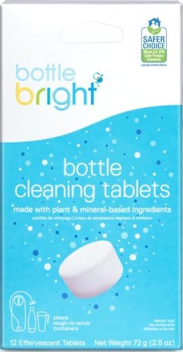 Bottle Bright Water Bottle Cleaning Tablets (12, 36, or 78 Count) by BOTTLEBRIGHT