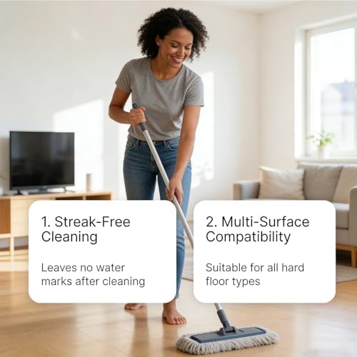 DOUNIU 12pcs Floor Cleaner Tablets, Pre-Measured Dissolvable Cleaning Solution for Tile, Vinyl, Hardwood, Fresh Lemon Scent, Compatible with Robot Mops & Wet/Dry Vacuums (24pcs) - Image 2