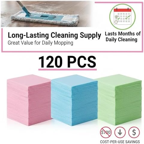 120PCS Floor Cleaning Tablets for Mopping, Dissolvable Multi Surface Cleaner Tablets for Hardwood Tile Laminate Vinyl Glass Floors & Wall Cleaning (Purple) - Image 7