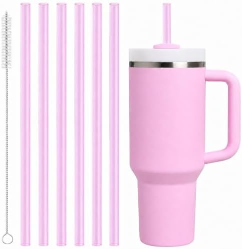 Joshey Replacement Straws for Stanley Quencher 40oz Tumbler, 6 Pack by Joshey